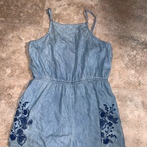 Cute Denim Romper